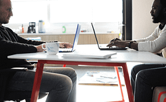 men working on SEO orders